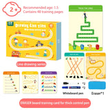 Childrens Drawing notebook -DIY Color Shape , Math Match Game Book ,Drawing Set  Learning Educational Toys For Children